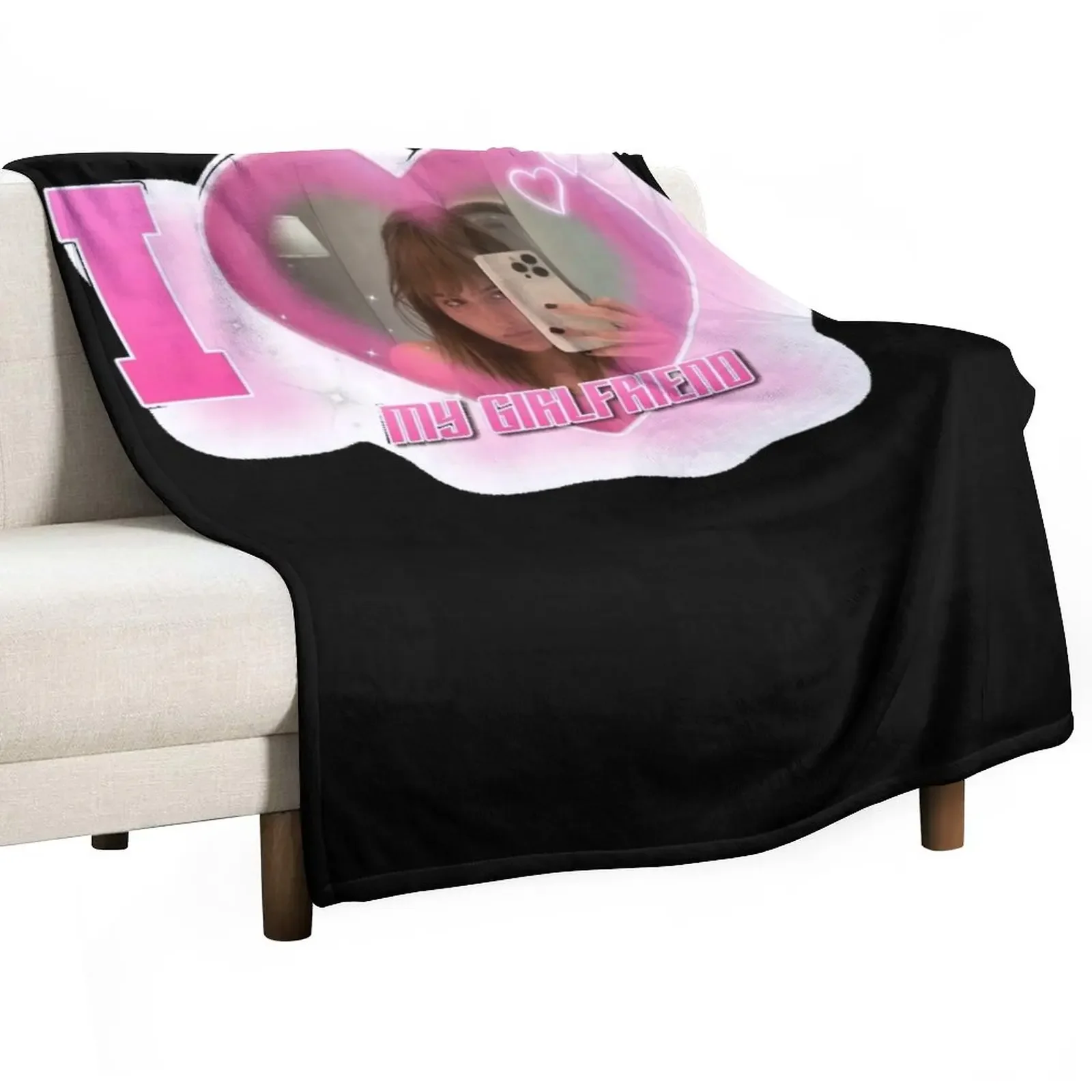 

Victoria De Angelis Maneskin I Love My Girlfriend Classic Throw Blanket Flannels Multi-Purpose Blankets