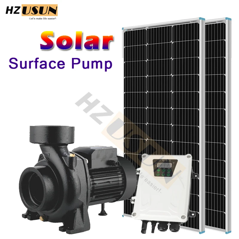 

DC River Dam Water Pumping Machine for Farm Irrigation Hot Sales Solar Surface Centrifugal Water Pump