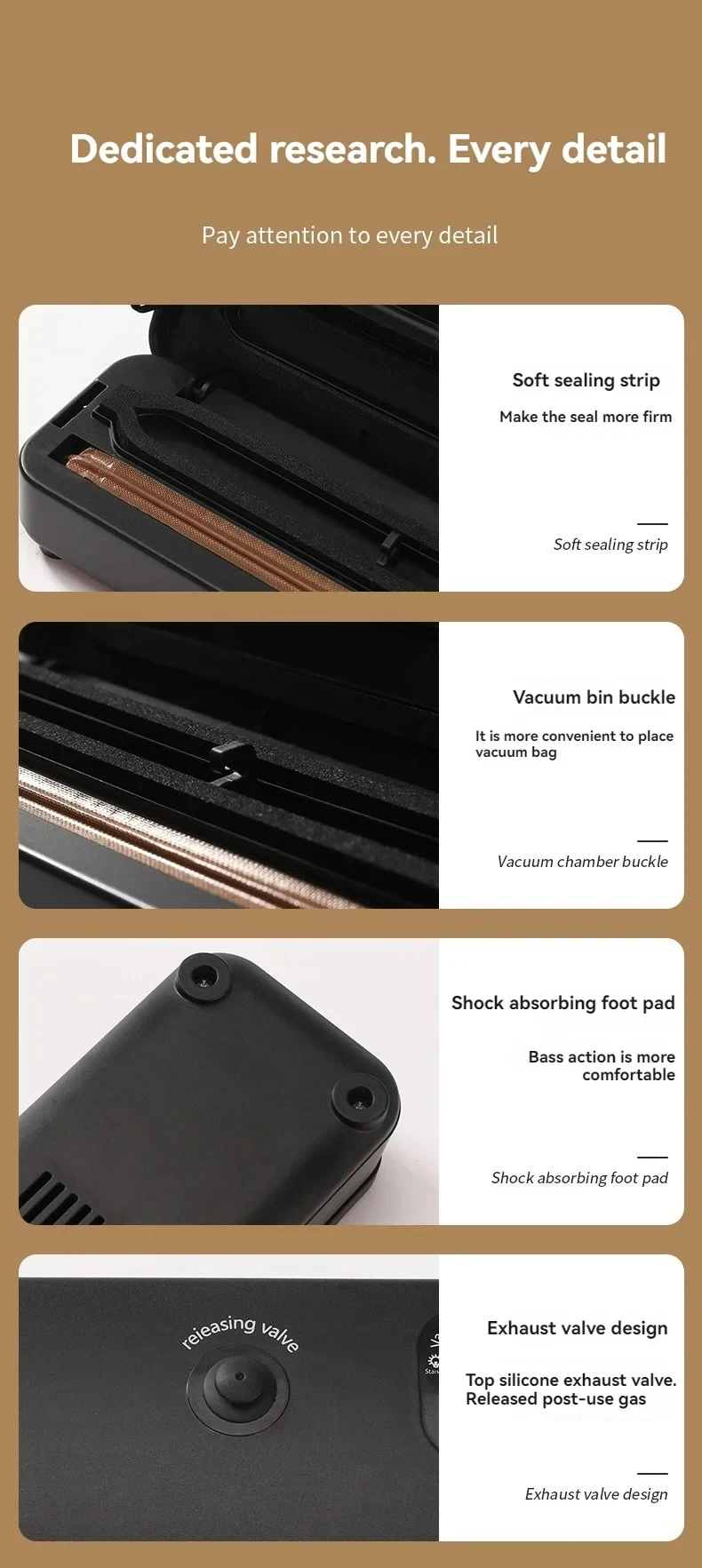 Food Sealing Portable Home Vacuum Kitchen Helper 220V Automatic Packaging Machine Food Vacuum Sealing Machine 17 küchexyz.de Sda8b21995a5f4fb7a541817563a699d7G küchexyz.de Best Price | Fast Delivery |Quality Product Food Sealing Portable Home Vacuum Kitchen Helper 220V Automatic Packaging Machine Food Vacuum Sealing Machine