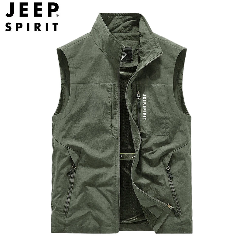 Outdoor Vest Men Jeep Clothing Jackets Jeep Jeep Spirit Clothing