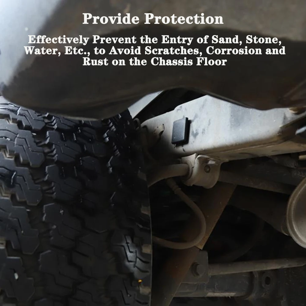 Car Chassis Floor Drain Plug Round Hole Plugs Waterproof Protection Cover For Jeep Wrangler 2007-JK JKU floor pan drain plug