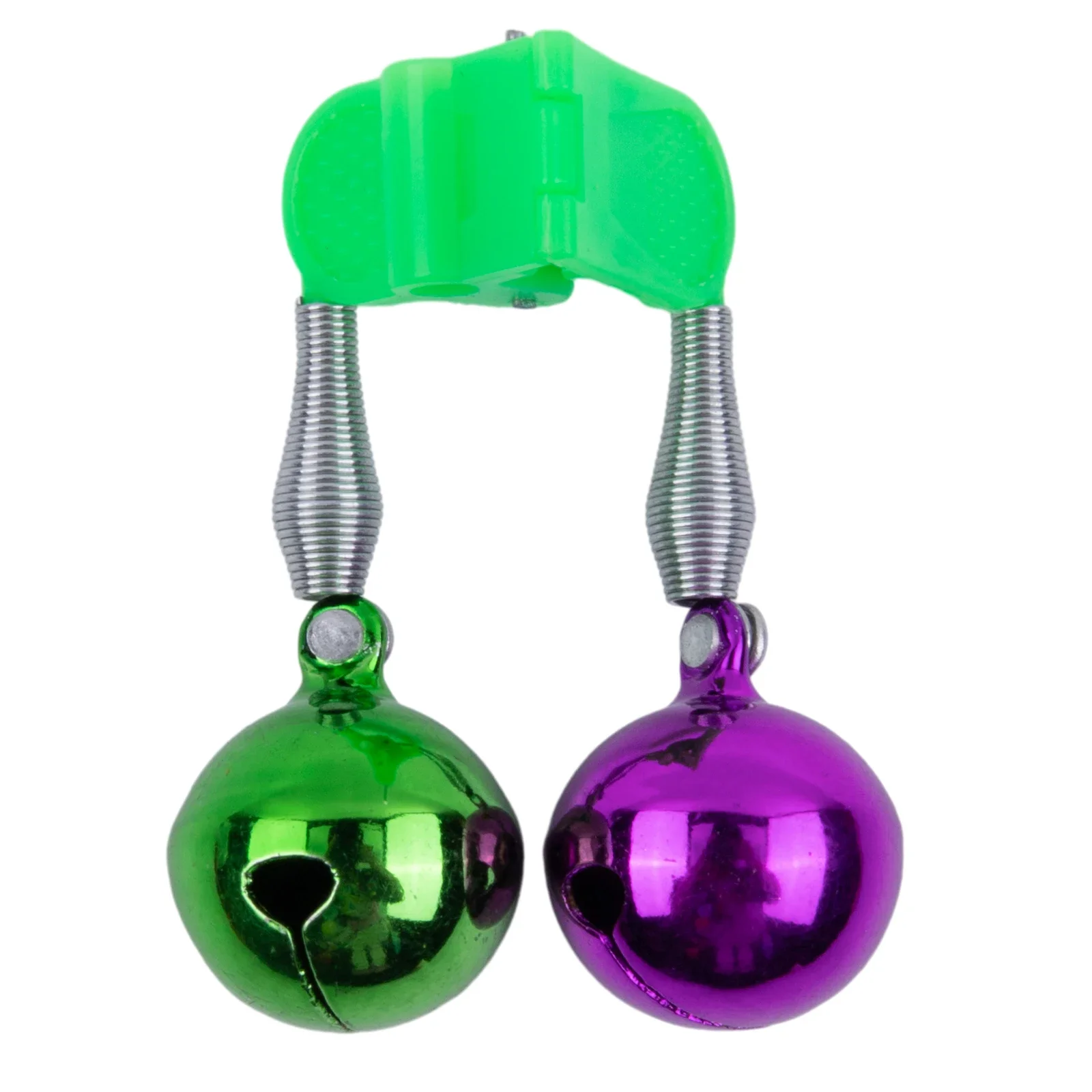 Stainless Steel Screw Rotating Bell, Spring Plastic Clip Fishing Bell Fishing Alarm Double Crisp Sound Ringing Bell Fisherma