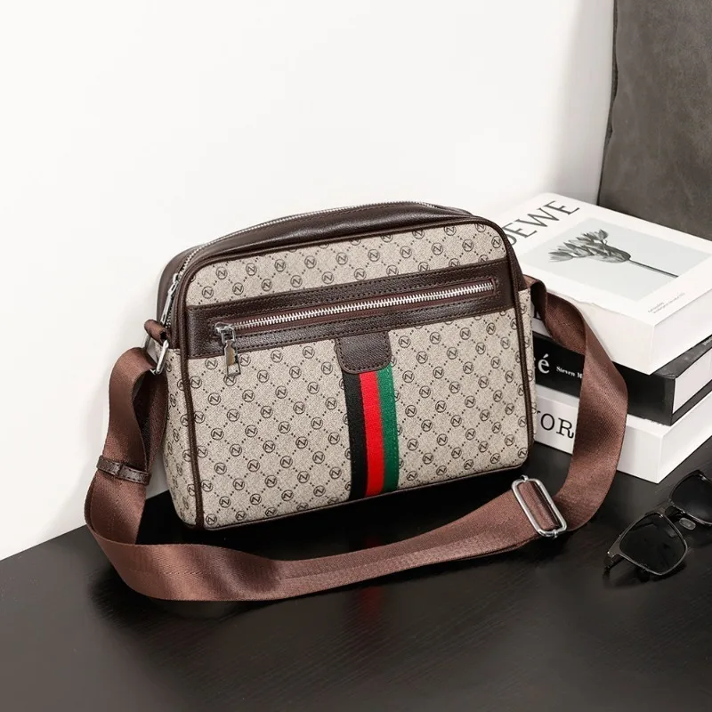 Fashion Crossbody Bags Men Luxury Brand Design Men's Crossbody Bags Letter Printed Shoulder Messenger Bag For Men Sling Satchels - 4