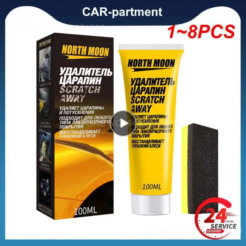 

1~8PCS Car Styling Cream Scratch Repair Kit Auto Polishing Grinding Paste Paint Cleaner Polishes Care Set Auto Fix