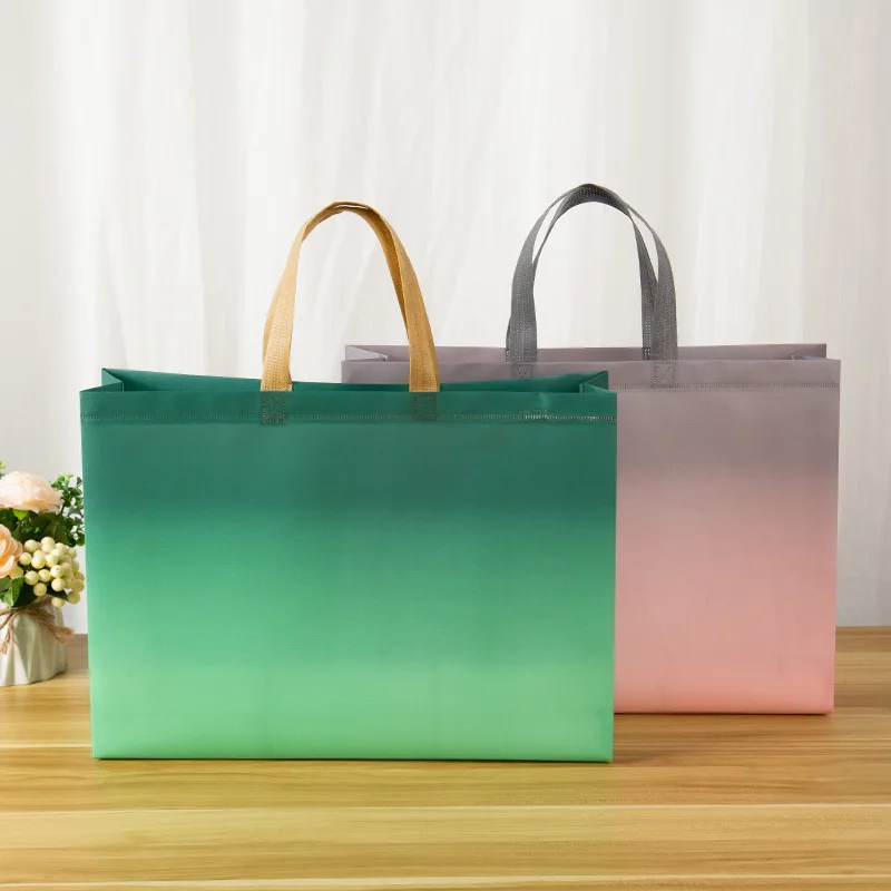 새로운 여성 접이식 쇼핑 가방, 재사용 가능한 에코 토트 파우치, 대형 부직포 쇼핑 가방, 캔버스 여행 식료품 쇼핑 가방