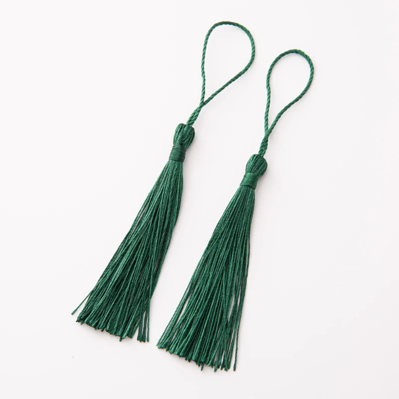 20 stücke 80mm Lesezeichen Hängen Seil Seide Quaste Für Chinesischen Knoten Handwerk DIY Schlüssel Kette Ohrring Haken Anhänger Schmuck, der Entdeckungen – Detail 19