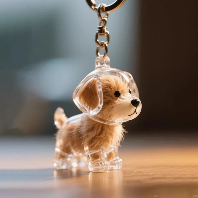 Transparente Hundehaar-Souvenirs-Etui, Hundehaar-Haar-Aufbewahrungskapsel-Anhänger, Welpenhaar-Aufbewahrungsbox, Charm, Haustier-Sammlung, Anhänger – Detail 9