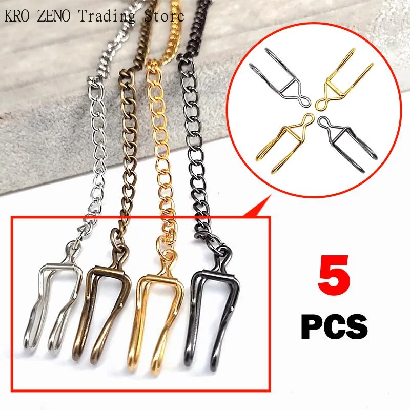 ?? 5pcs * 후크 포켓 시계 체인 후크 교체 버클 허리 체인 버클 U자형 체인 후크 DIY 액세서리 ?