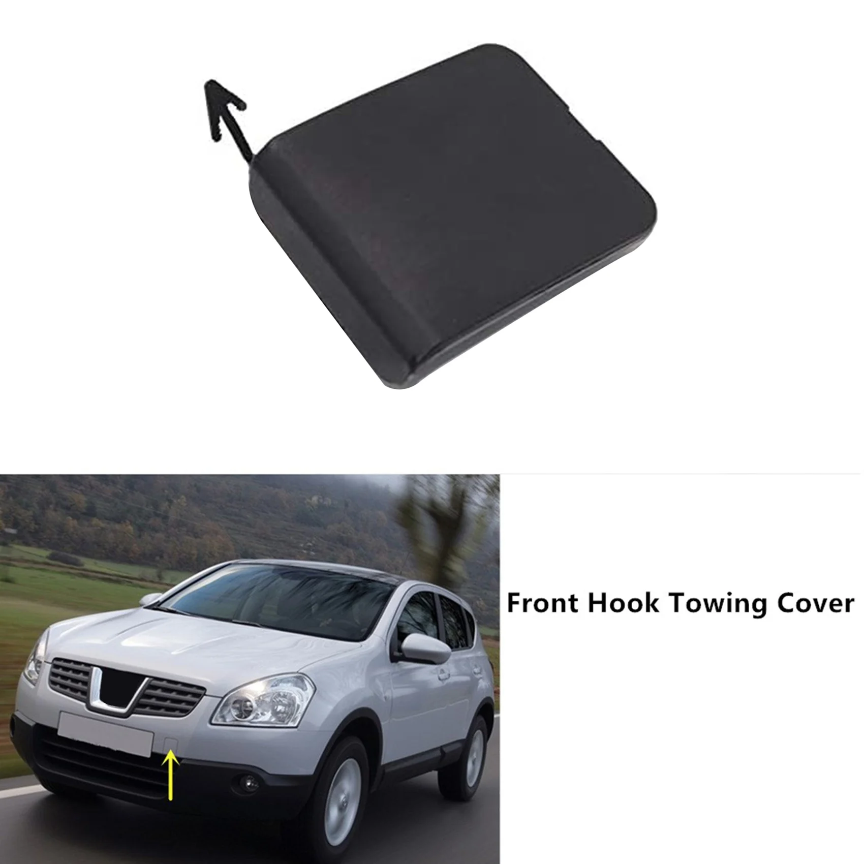 

Front Bumper Towing Hook Cover Cap Housing Lid Case for 2008-2015 622A0-JE20A