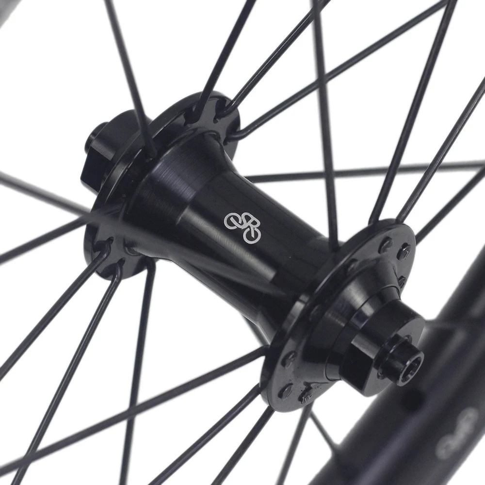 SILVEROCK-roues en carbone externes pour Brompton 3, vélo pliant, ein à étrier de jante, paire de roues de vélo, 4-7 vitesses, 16 pouces, 1 3/8 349  18