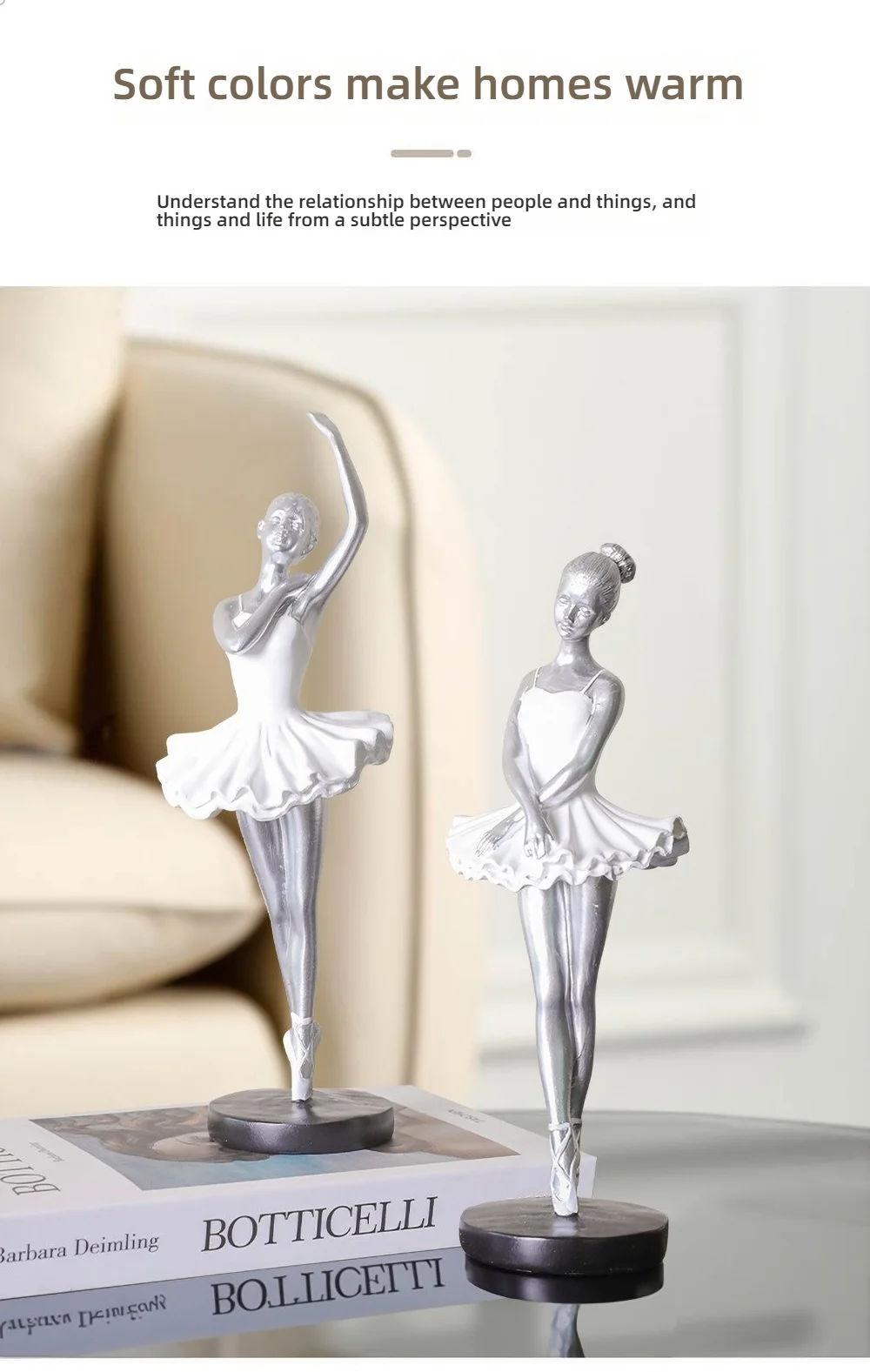 Ballett-Mädchen-Harzstatue – süße Tänzerin-Figur für Kinderzimmerdekoration, Geburtstagsgeschenk, Ballettliebhaber-Sammlerkunst – Detail 7