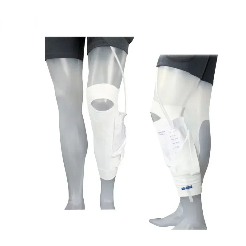 Leg Holder Urinary Incontinence Device High Elastic Calf Drainage Strap Walkable Urine Collection Sleeve Pocket Breathable Band