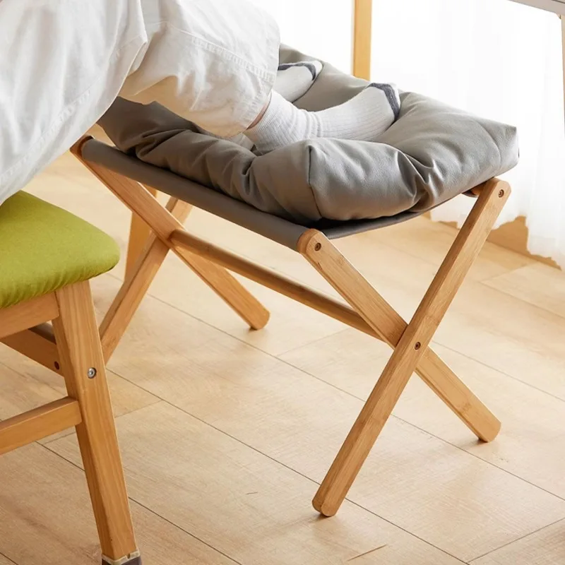 Office Footstool, Adjustable Sofa Leg Rest, Ergonomic Under-Desk Footrest, Compact Relaxation Support Stool for Home