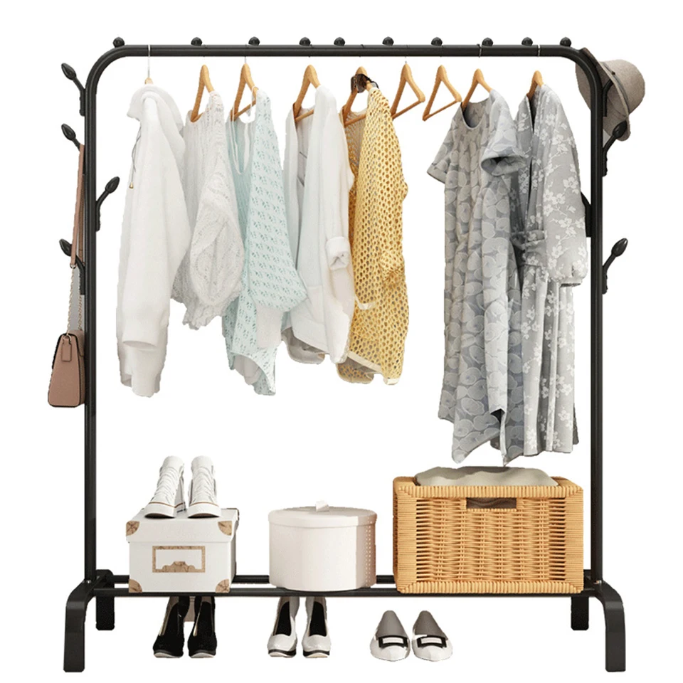 Versatile Bedroom Clothes Rack Storage Organizer