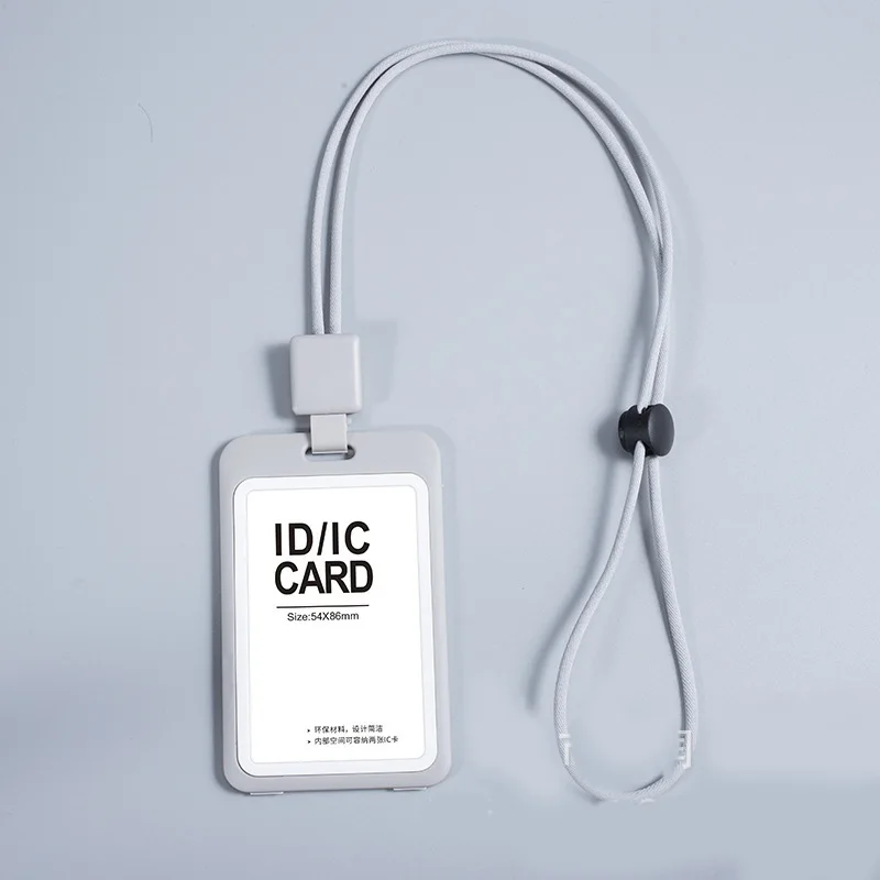 최고 품질의 간단한 컬러 배지 릴 ABS 플라스틱 매는 밧줄 캐릭터 확장 가능한 간호사 의사 전시회 PU 카드 배지 홀더