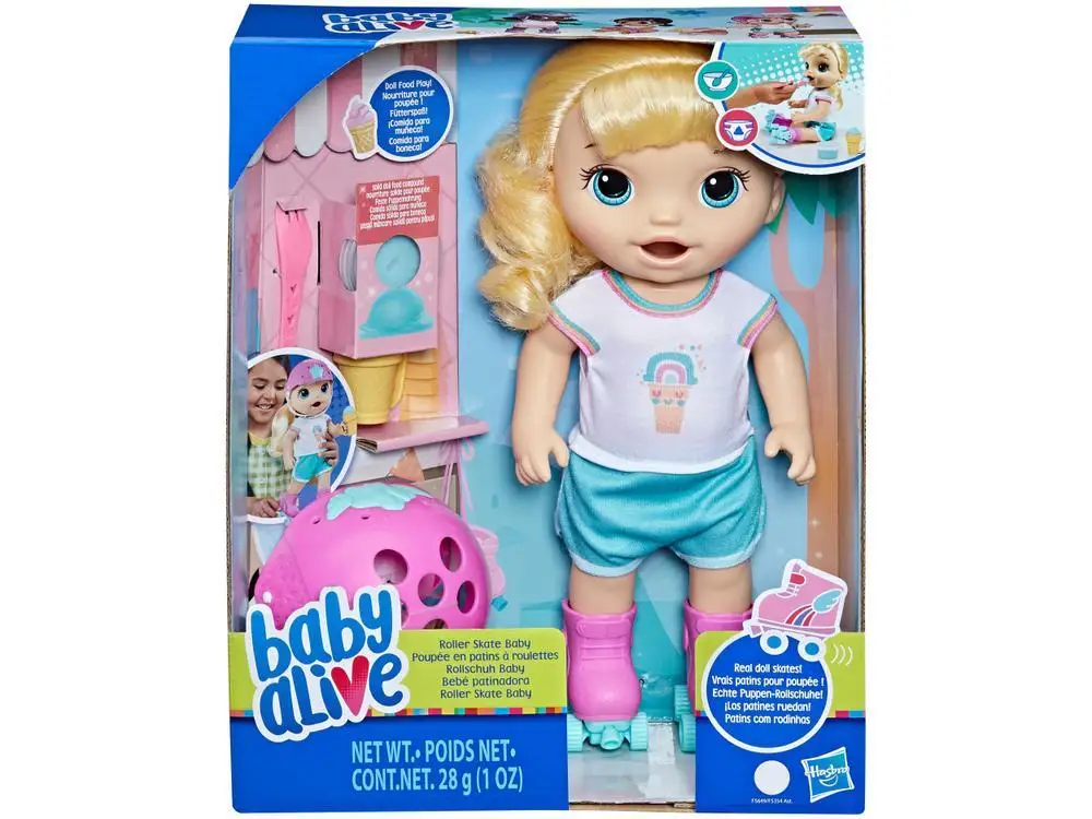 Boneca Baby Alive Patinadora Morena   6