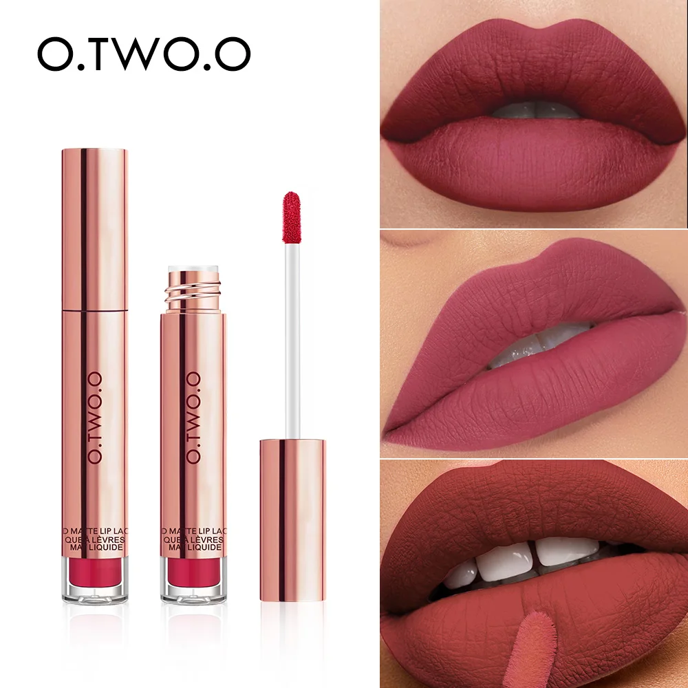 12-Color Velvet Matte Liquid Lipstick Set 1