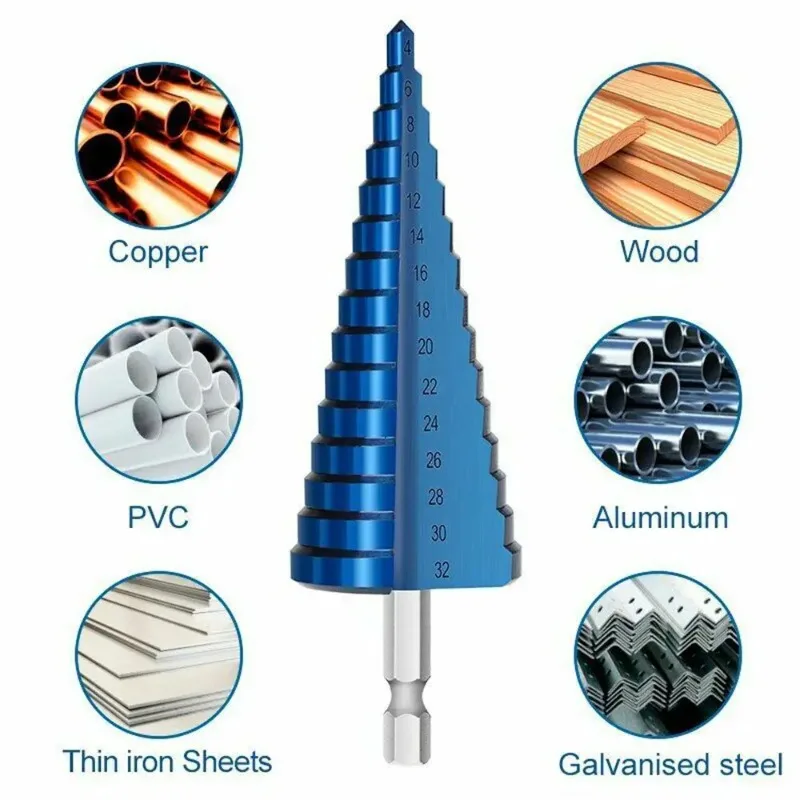 Рисунок 2 - 4-12 мм 4-20 мм 4-32 мм ступенчатое