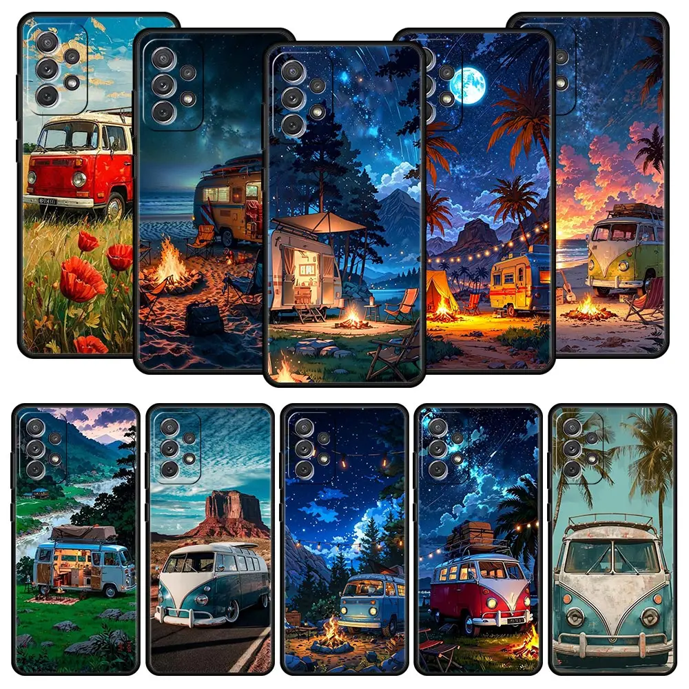 Combi Van Car Outdoor Camping Phone Case Cover