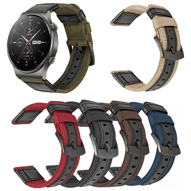 Correas de nylon con hebilla para Huawei Watch GT 2 46mm