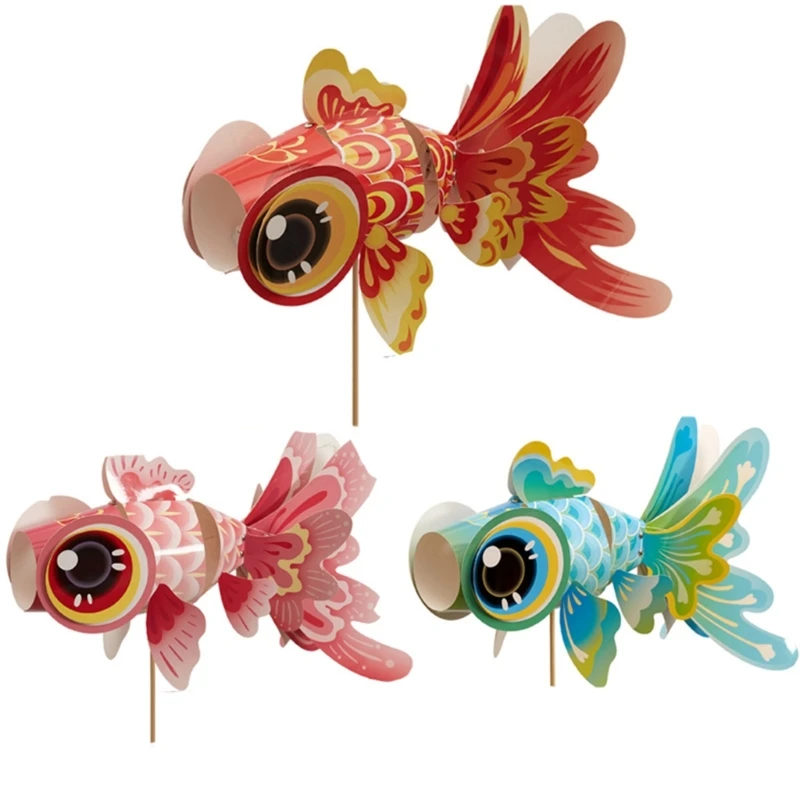 

Набор для изготовления ламп «Рыба» своими руками Ручной комплект ламп для рыб для украшения новогодней вечеринки