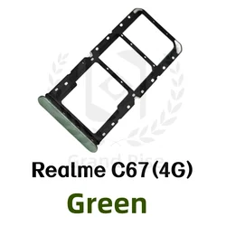 Universal Sim Card Tray Slot for Smartphones - Micro Sim Card Chip Drawer Holder (C67 4G Green)