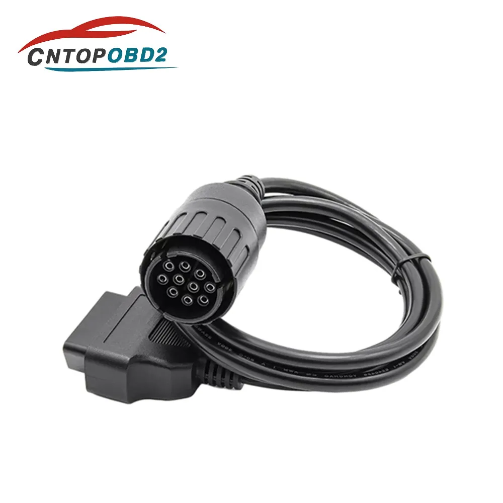 Newest For Bmw Icom D Cable Motorcycles Motobikes 10Pin To 16Pin Adaptor Obd2 Diagnostic Cable Adapter I-Com A2 Tool Cables