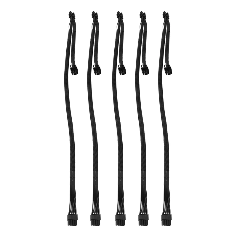 

Модульный кабель питания Pcie 8Pin на 2 порта 6 + 2Pin для Corsair RM1000X RM550X 650X 750X 850X, 5 шт.