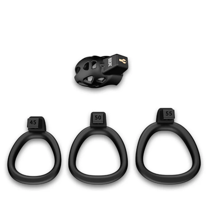 Male Chastity Cage Sissy Fetish Belt Invisible Chastity Lock Rings With 3 Sizes Cock Cage Bondage Device Sex Toys For Men Adults penis chastity cage chastity lock sex toy