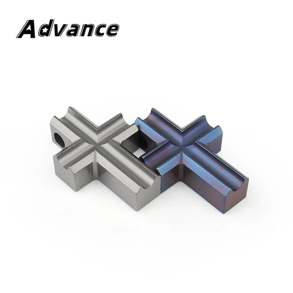 Supertool - 1 Ciondolo In Corda In Lega Di Titanio TC4, Per Cordino Da Esterni, Corda Paracord, Supporto A 2 Fili Di Paracord, Colore Bronzo - Foto 3