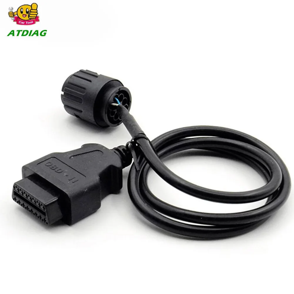 10 Pin adapter ICOM-D cable for BMW motorcycles 10Pin to 16Pin OBD2 diagnostic connector motobikes OBD 2 extension cable