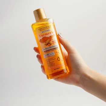 200ml Turmeric Oil Essential Oil Ginger Deep Hydration Moisturizer Nourishing Smoothing Face Serum Oil Moisturizer Skin Care 4