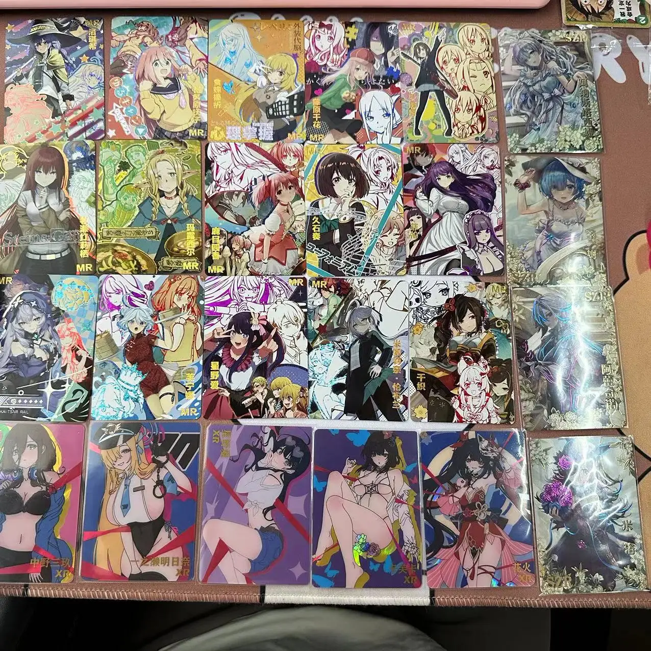 Anime Goddess Story 5M09 Rem Ganyu Albedo Tohsaka Rin Kafka Hoshino Ai Nakano Miku Collectible Card Toy Christmas Birthday Gifts