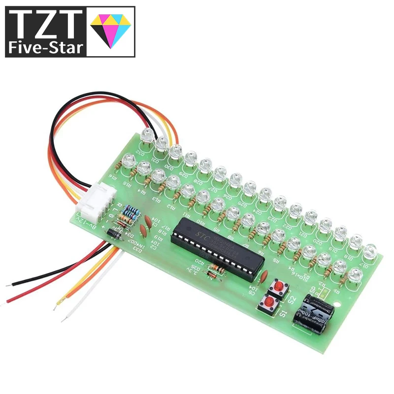 MCU Adjustable Display Pattern LED VU Meter Level Indicator Amplifier ...