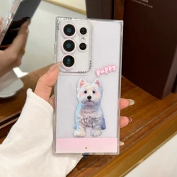 Luminous Flashing Penguin Puppy Phone Case with Glowing Light - Up Design - S26 (D)