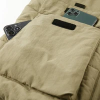 Vêtements multi-poches pour hommes, vestes d'hiver, manteau sans manches, mode grande taille 6XL, gilet chaud en polaire pour hommes 6