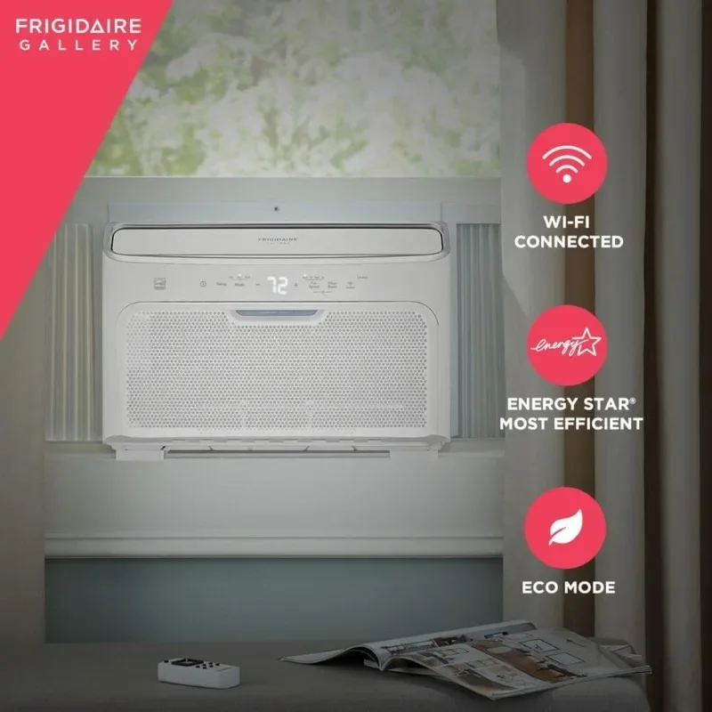 Frigidaire GHWQ103WC1 Inverter Quiet Temp Room Air Conditioner, 10,000 BTU with Wi-Fi Connected, Energy Star Certified 2