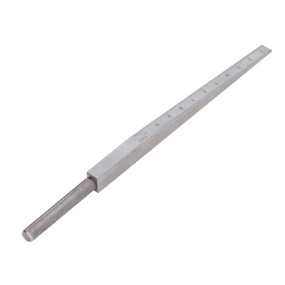 웨지 필러 게이지 스테인레스 스틸 테이퍼 게이지 더블 스케일 2 스케일 홀 측정 도구 0.5?11mm 갭 필러 용접 정렬 도구