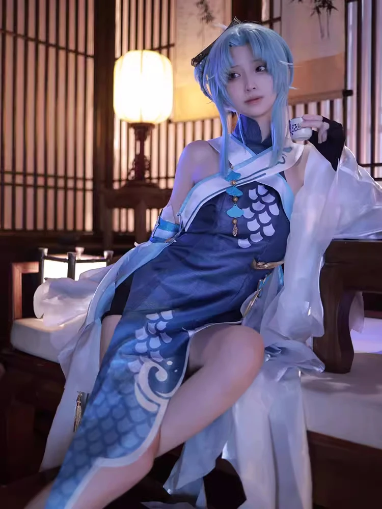 

Мадам пин косплей костюм игры геншин аниме модные платья костюмы для девочек Женская одежда для ролевых игр карнавальный костюм