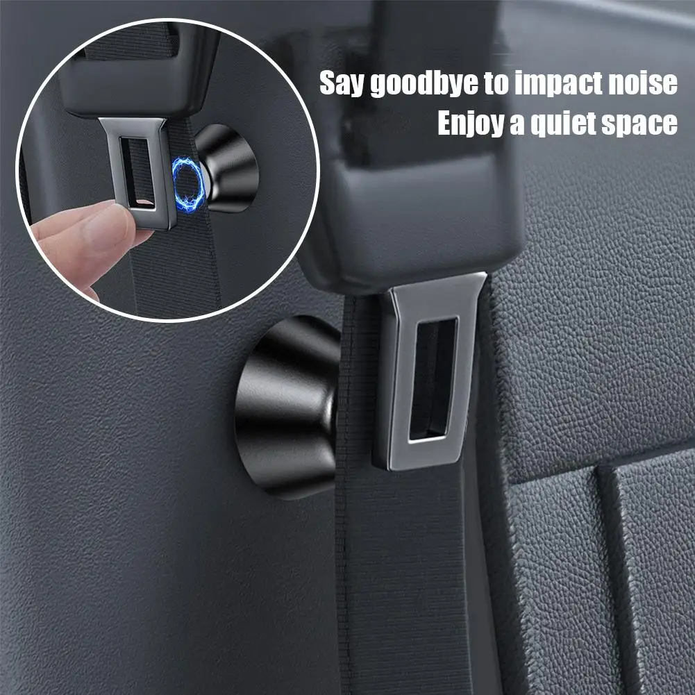 Magnetic Car Seat Belt Holder Fixing Clip 751 Alloy Seatbelt Limiter Stopper Car Interior Accessories car accessories seat belt clip seat belt stopper car seat belt accessory