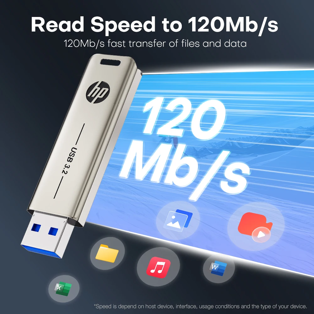 High-Speed Metal USB Flash Drive - Portable External Storage