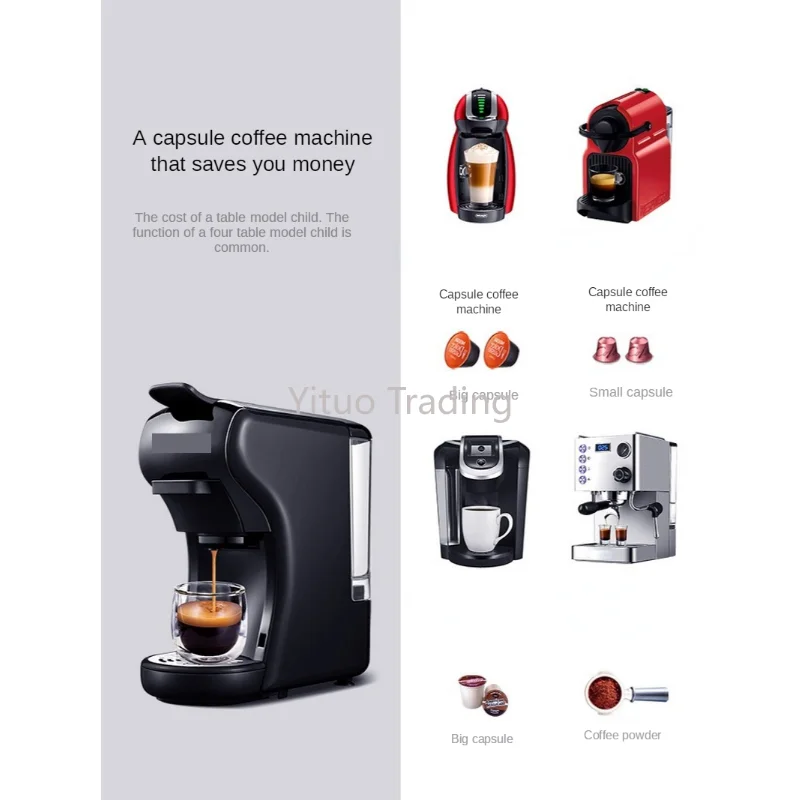 Household Small Coffee Machine Automatic Bean Grinding Multifunctional  Coffee Machine Adjustable Concentration 2-4 Cups - AliExpress