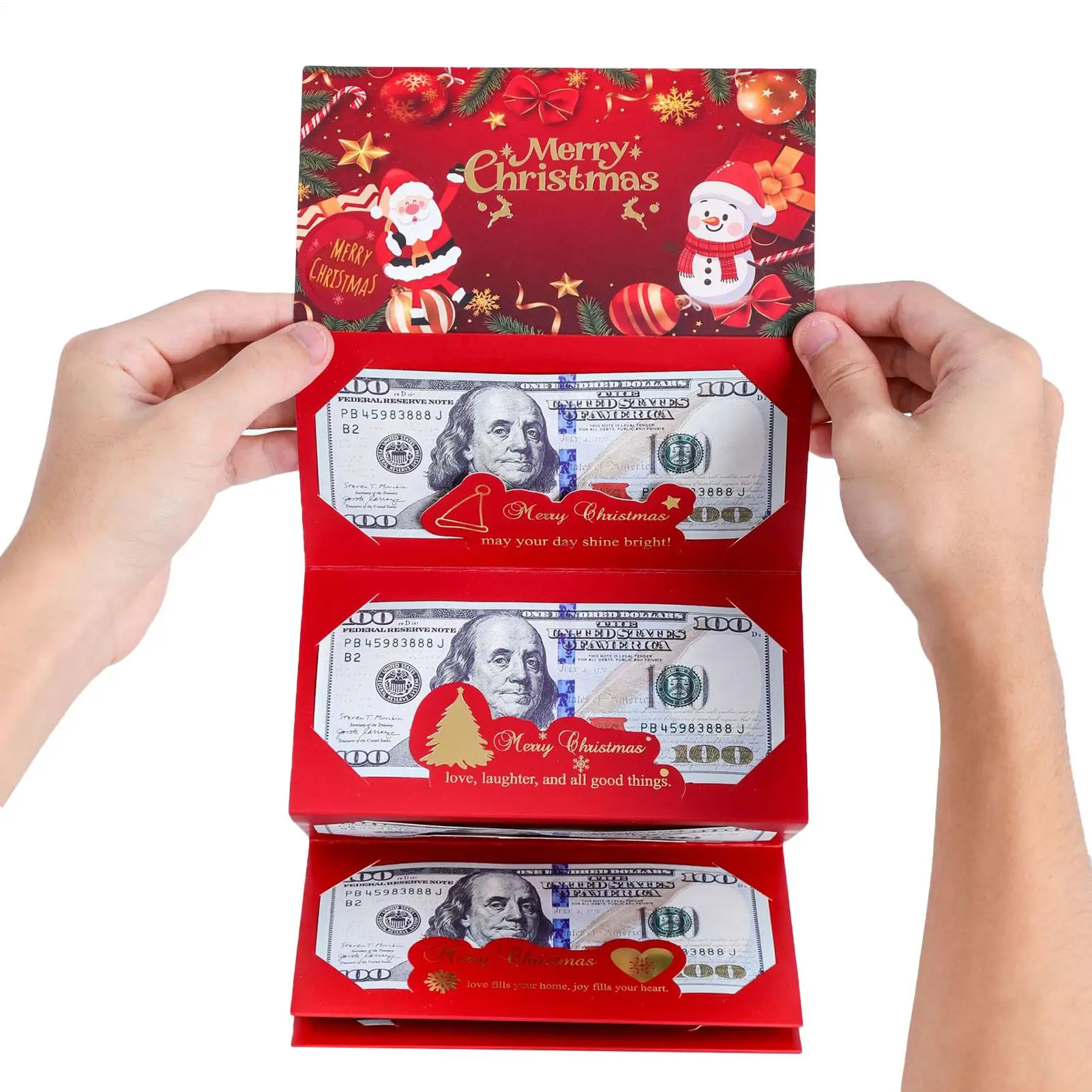Christmas Money Holders Money Christmas Card Holder Holiday Decoration for Fathers Mothers Parents Event Organizers Women Men