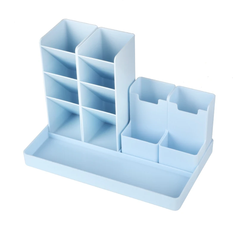 Pen holder stationery organizer Pen Pencil Holder Desk Cute Stationery Home Office School Craft Art Supply Accessory Crayon Caddy Box Organizer Storage