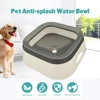 Anti-splash Water Bowl For Dogs 1L Large Capacity Drinker Drinking Bowls Dog Waterer For Puppy Cat Pet Accessories 1