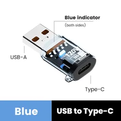 High - Speed 120W Type C to USB A OTG Fast Charging Adapter (USB to Type - c)