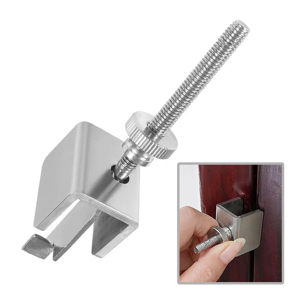 Description Picture 5 of itemAluminum Alloy Anti Thefts Lock Living Alone Lock Locker Outward Swinging Doors Thefts Lock Door Lock Families