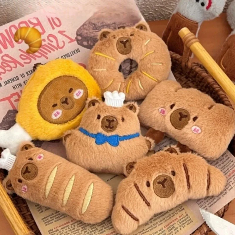 Cute Capybara Plush Pendant for Bags and Backpacks