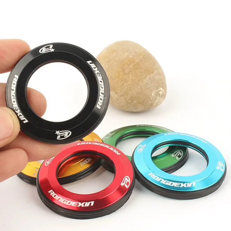 Bicycle Headset Cap Mountain Bike Top Cap Cover CNC Aluminum Alloy Headset An O-ring Seal With Dustproof Rubber Sleeve