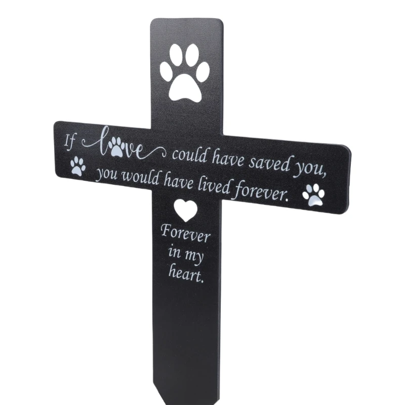 Pet Memorial Grave Marker Pet Dog Cats Acrylic Ornaments for Outdoor and Indoor Remembrance Memorial Gift
